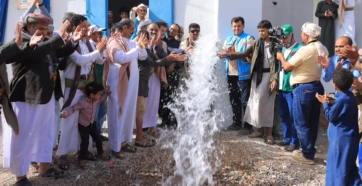 TDV’nin Yemen’de açtığı su kuyusu ve vakıf çeşmesinden 34 bin kişi istifade edecek